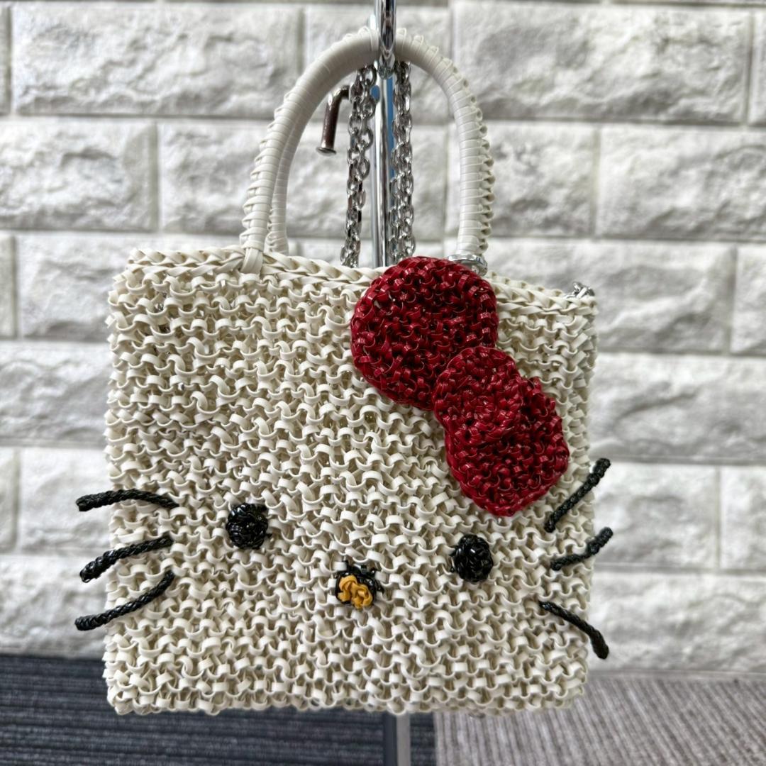 超美品　ANTEPRIMA　アンテプリマ　キティ　チェーン　ショルダーバック