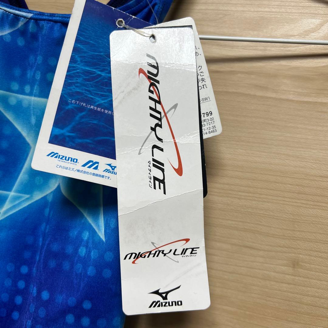 新品タグ付き　ミズノ　レディースS　競泳水着　マイティライン　ハーフスパッツ