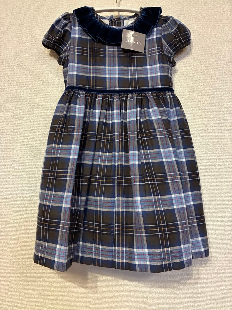 未使用タグ付き Amaia チェック柄 ワンピース クリスマス