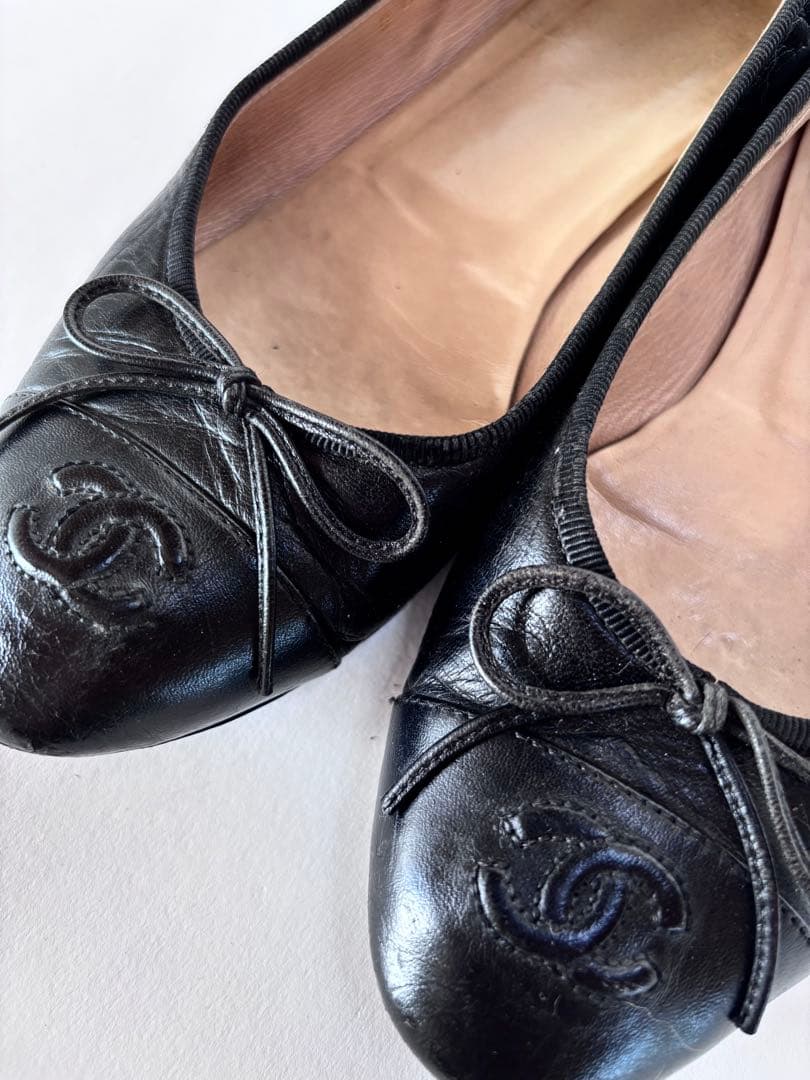 CHANEL バレエフラット37.5