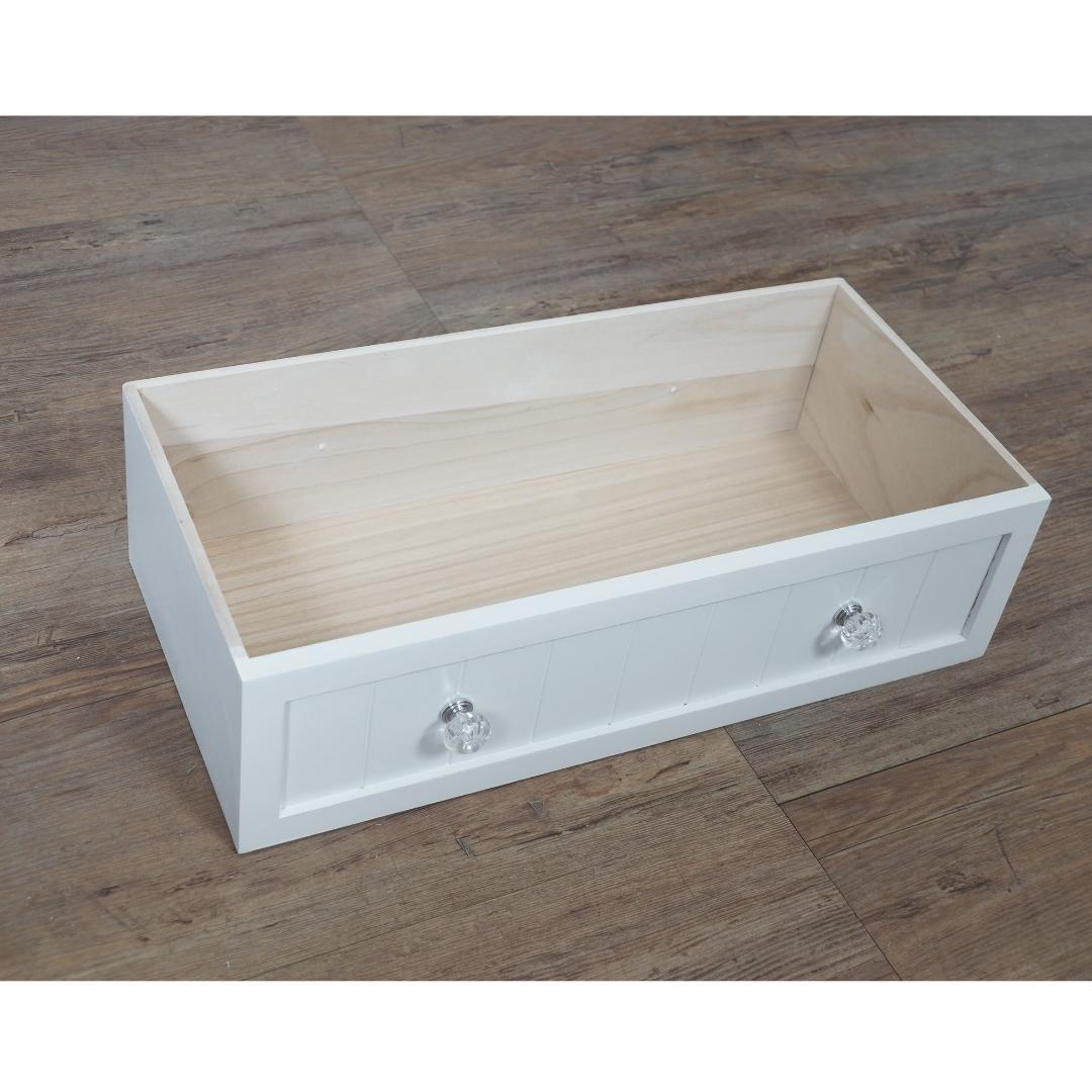 【新品】フェミニン　ホワイトチェスト　クリスタルハンドル　アウトレット