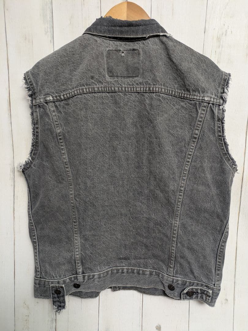 90s 先染め 75505 リーバイス デニムベスト 42 u13