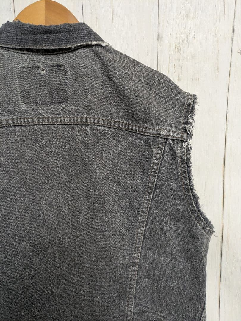 90s 先染め 75505 リーバイス デニムベスト 42 u13