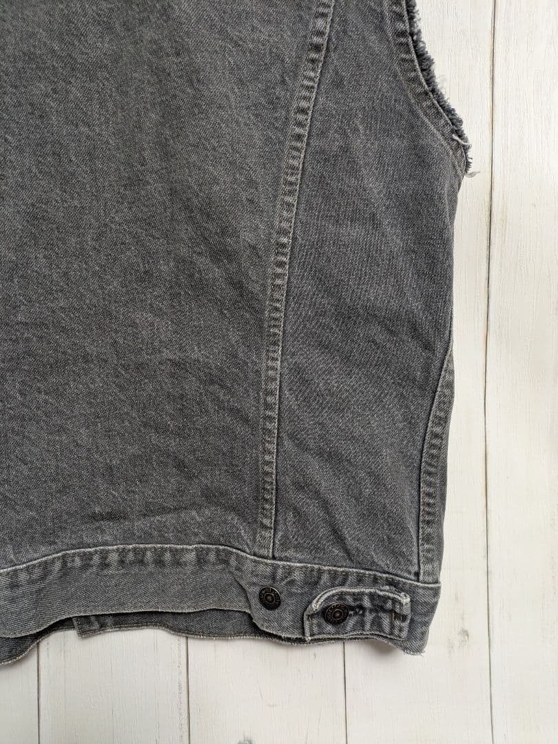 90s 先染め 75505 リーバイス デニムベスト 42 u13