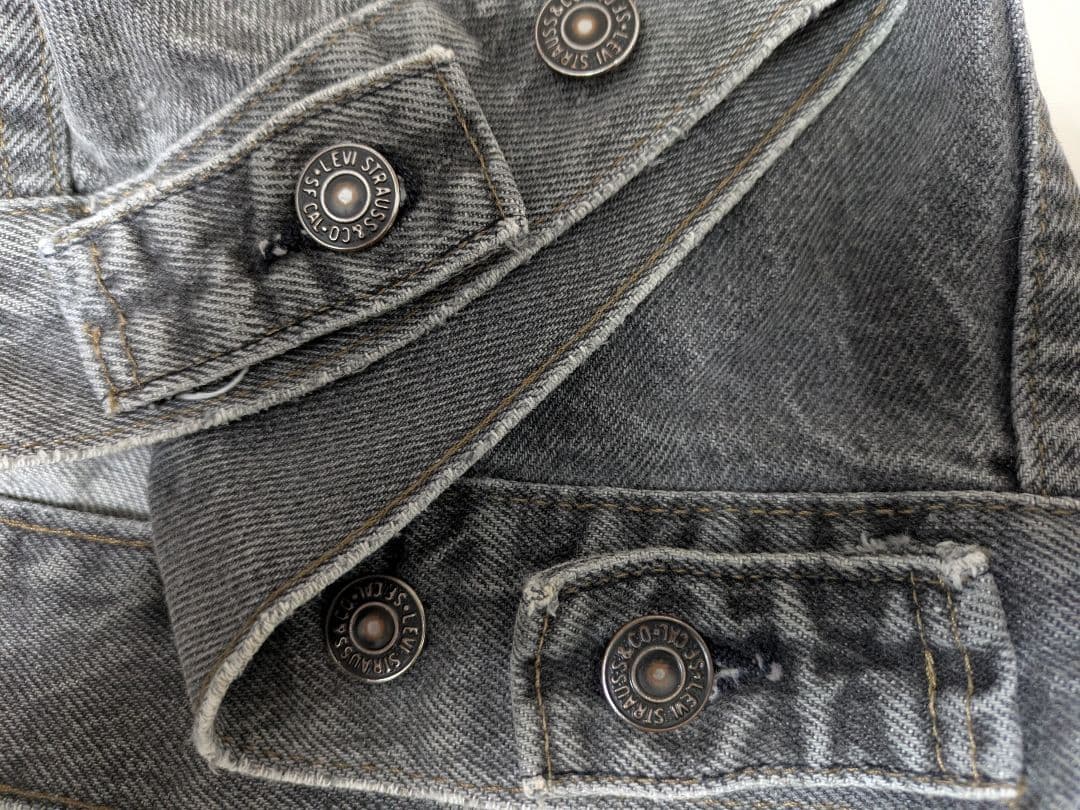 90s 先染め 75505 リーバイス デニムベスト 42 u13