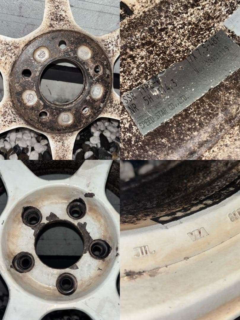 SSR TYPE C 17インチ 7.5J ＋48 114.3 5穴