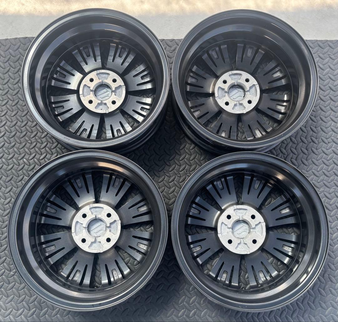 スズキ mk53sスペーシアカスタム 純正 15インチ4本 エアバルブ新品交換済