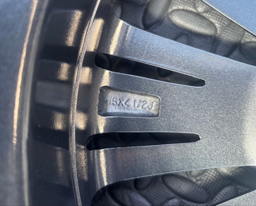 スズキ mk53sスペーシアカスタム 純正 15インチ4本 エアバルブ新品交換済