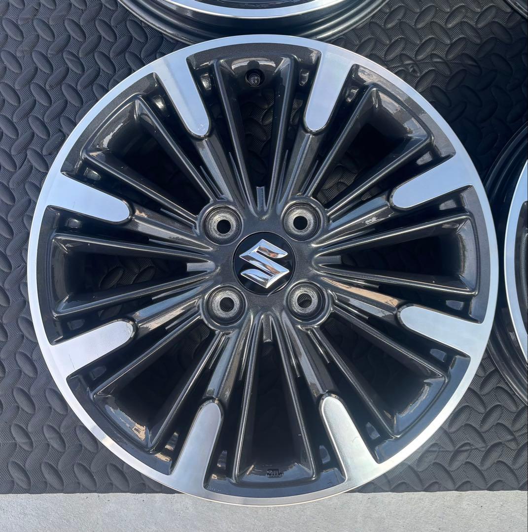 スズキ mk53sスペーシアカスタム 純正 15インチ4本 エアバルブ新品交換済