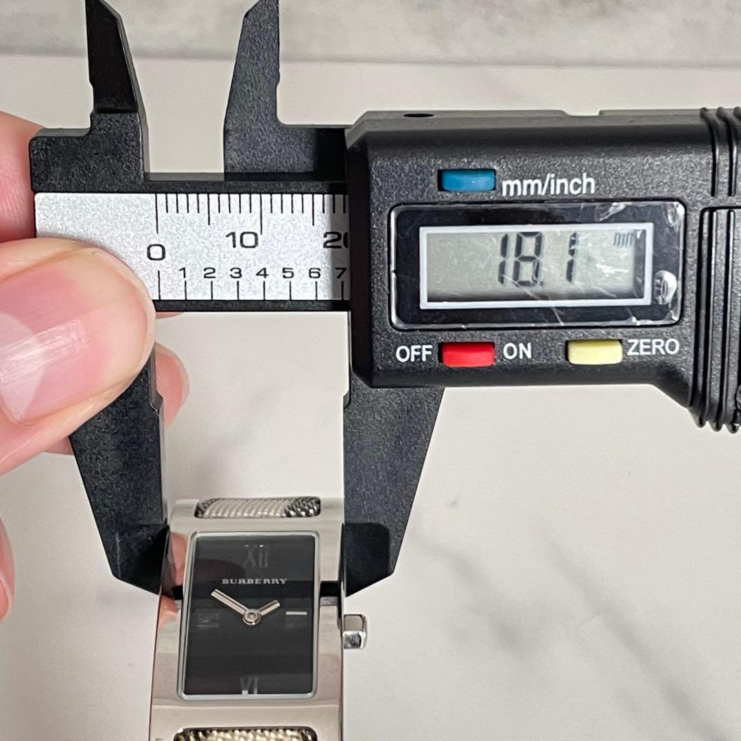 稼動品　Burberry バーバリー レクタンギュラー　純正ベルト　腕時計