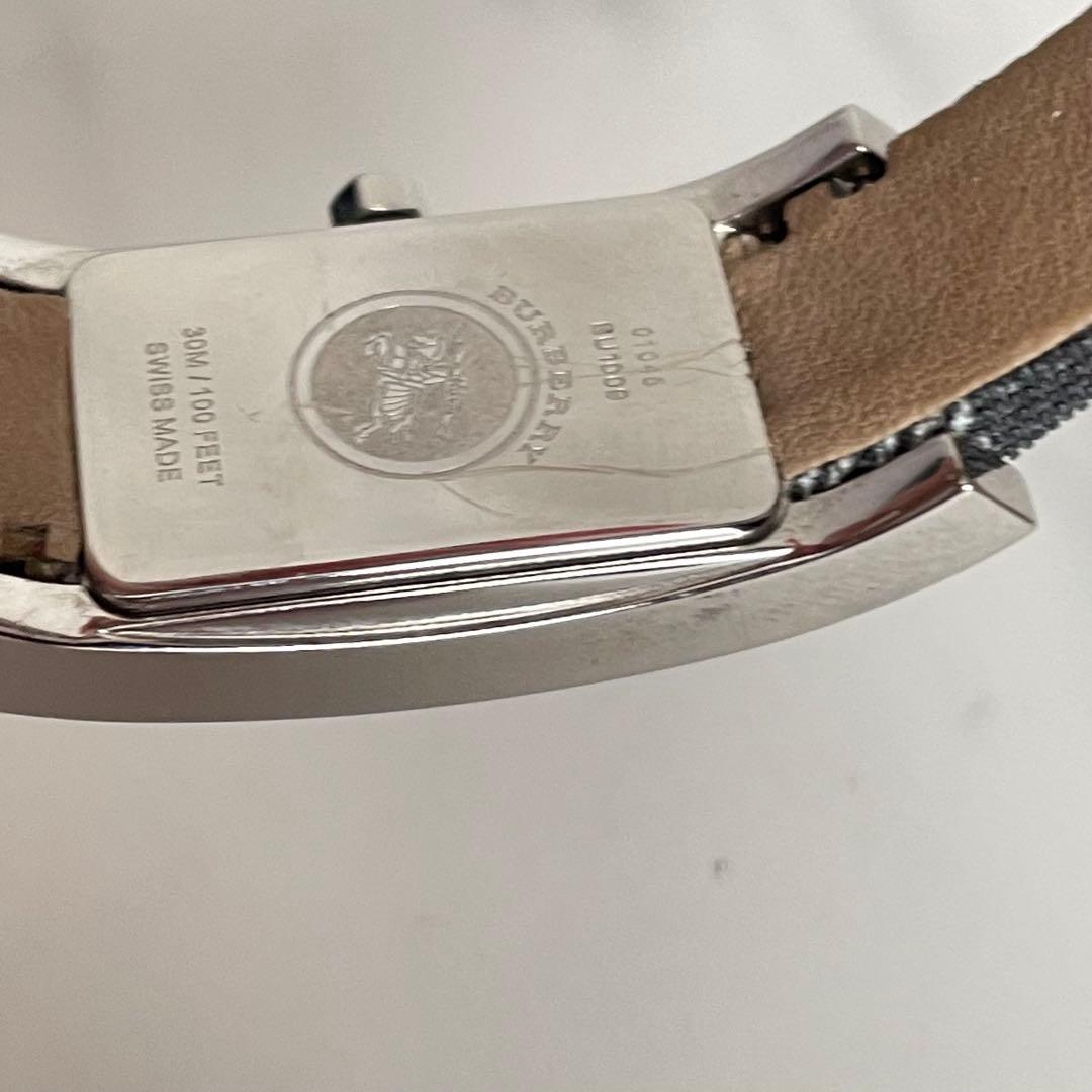 稼動品　Burberry バーバリー レクタンギュラー　純正ベルト　腕時計