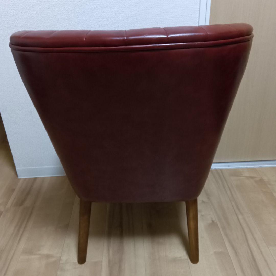 に*こ様 ダークレッド　1人掛け　アンティーク　高級感　イス　チェア