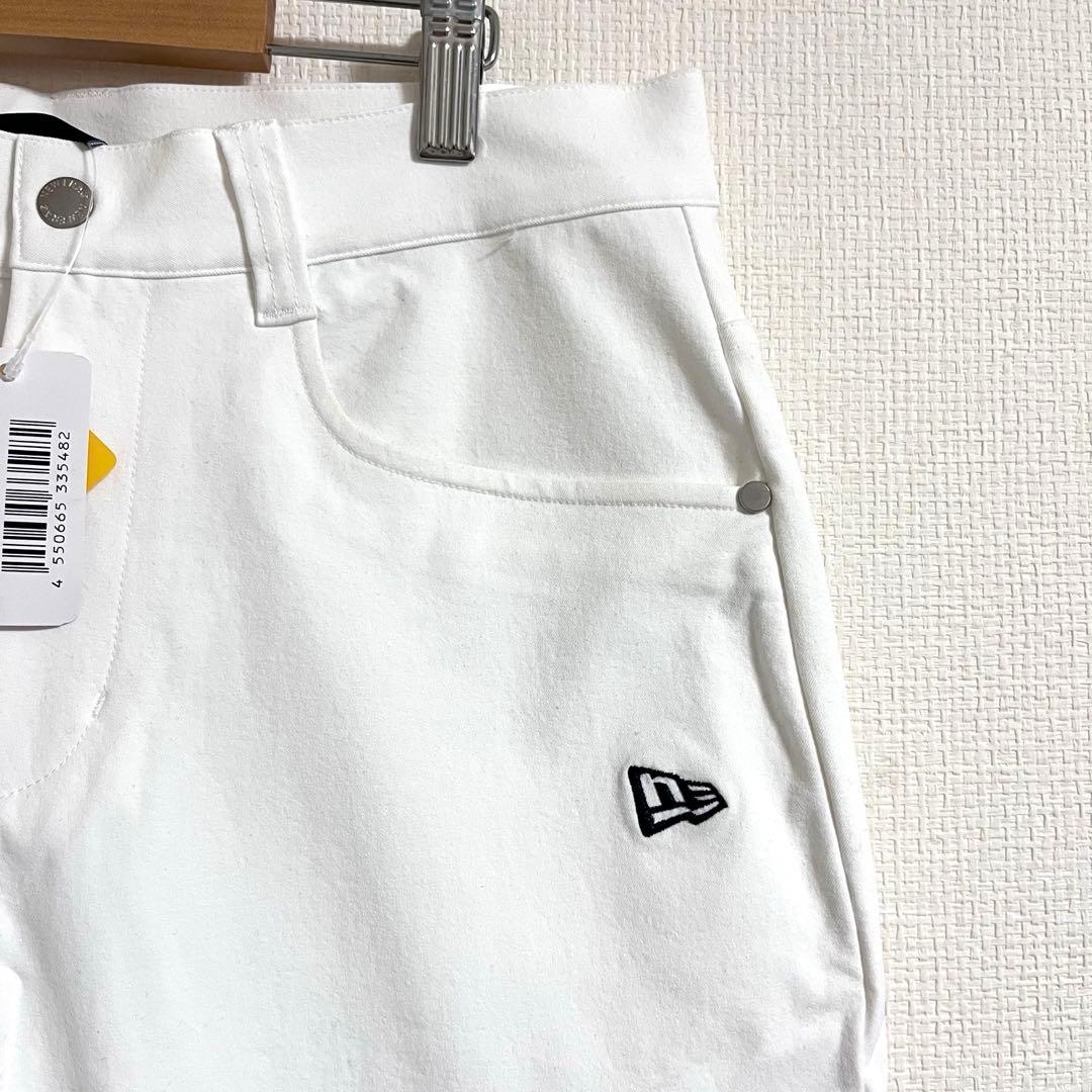 【タグ付き】ニューエラゴルフ テーパード ストレッチパンツ 白 M