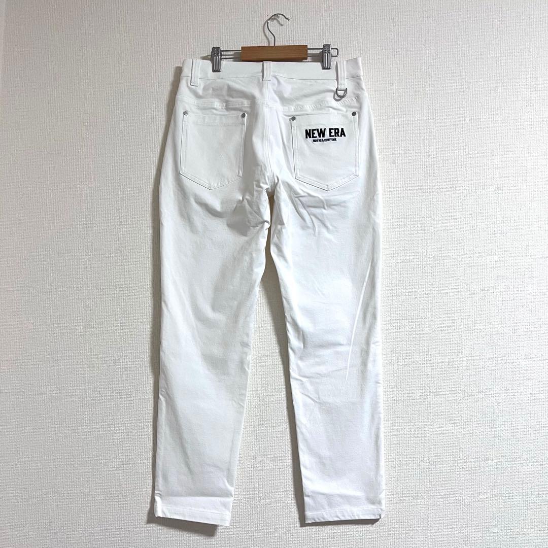 【タグ付き】ニューエラゴルフ テーパード ストレッチパンツ 白 M