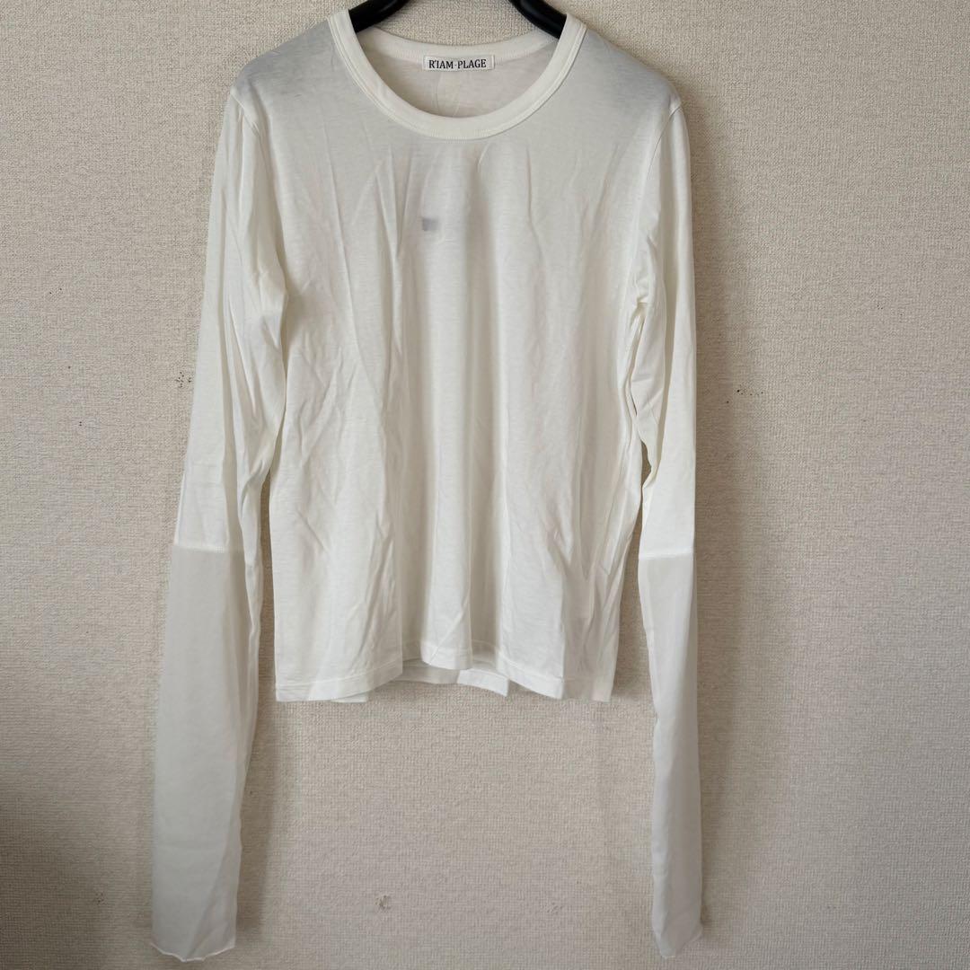 plage プラージュ R’IAM Sheer cuff プルオーバー リアム