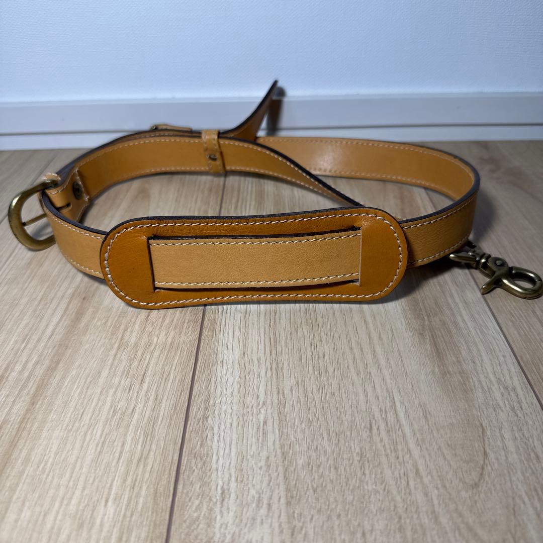 HEDGEレザー ボストンバッグ オレンジ