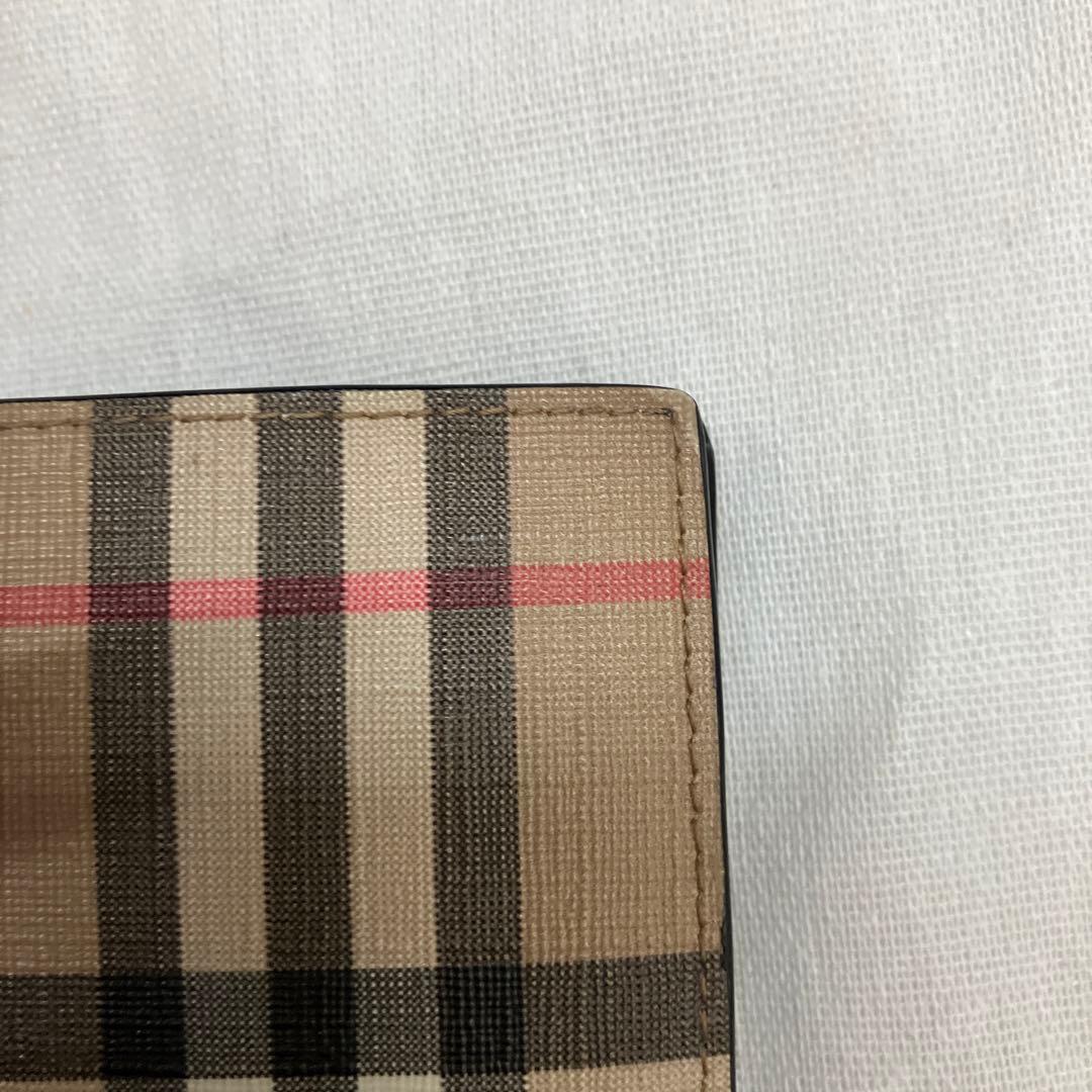 BURBERRY/二つ折り財布/バーバリー/ベージュ/財布/ノバチェック/美品