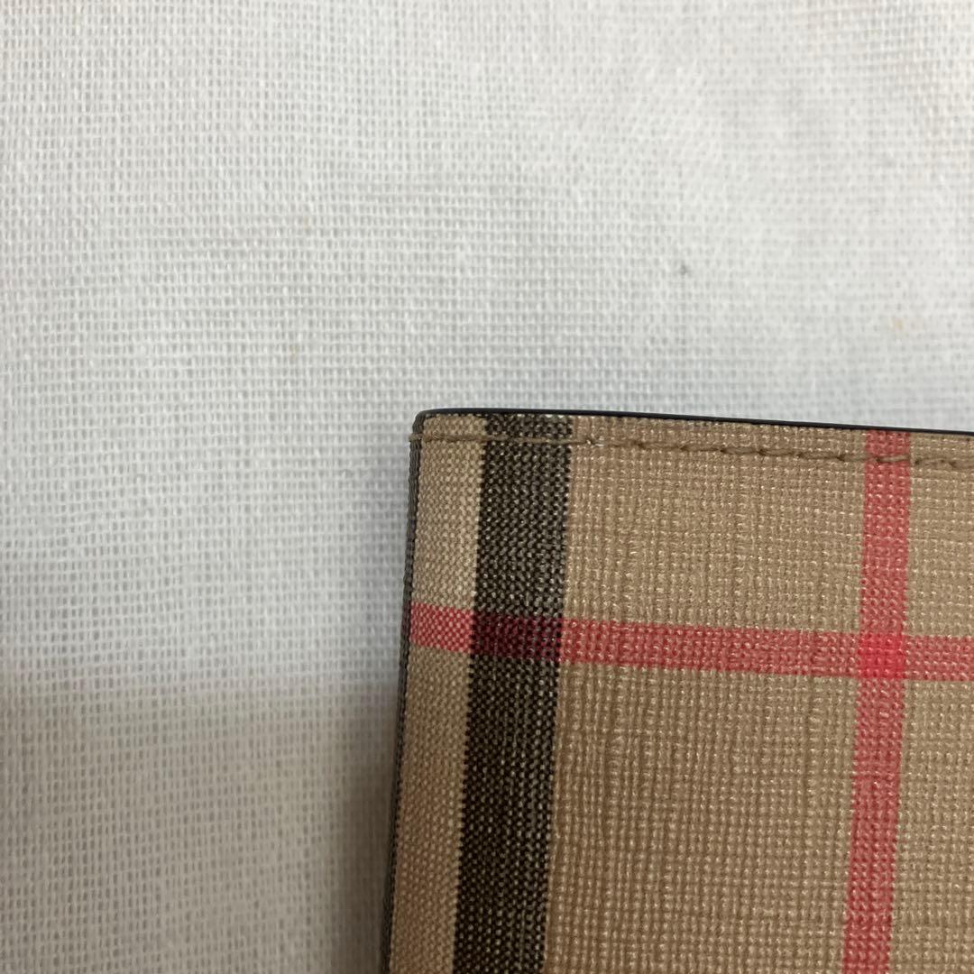 BURBERRY/二つ折り財布/バーバリー/ベージュ/財布/ノバチェック/美品