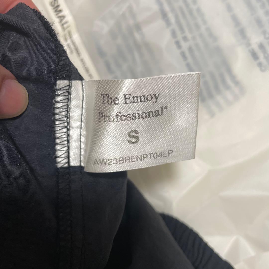 ennoy シャカシャカ　　BLACK ナイロンパンツ