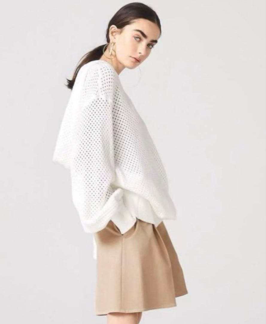 ADEAM アディアム フォクシー ニット フーディ