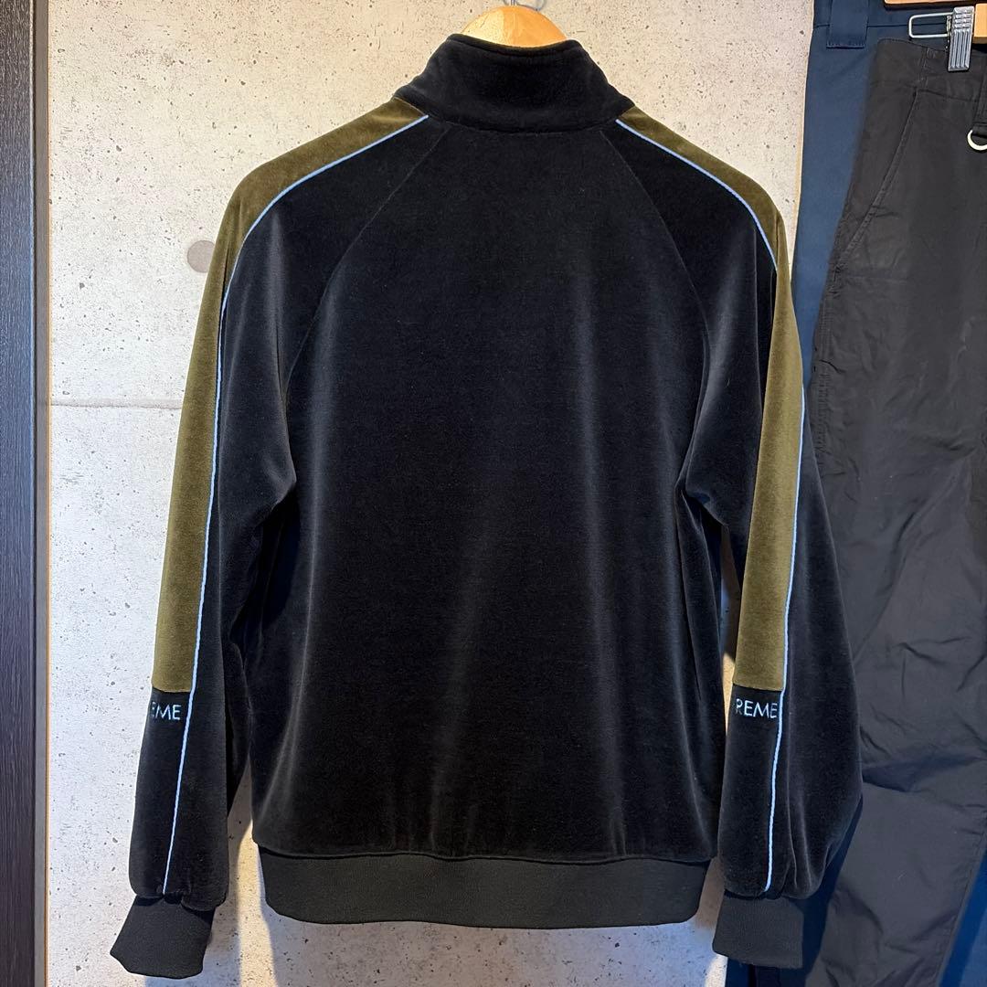 ZORN着用 supreme velour track jacket