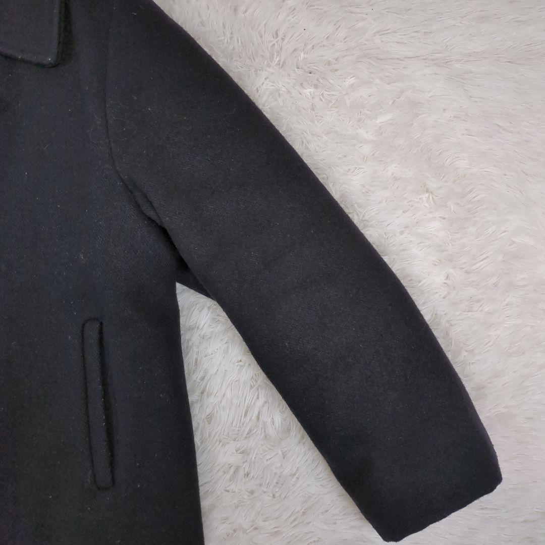 【希少 L】ショット　ピーコート　中綿キルティング　ダブル　U.S 740N　黒