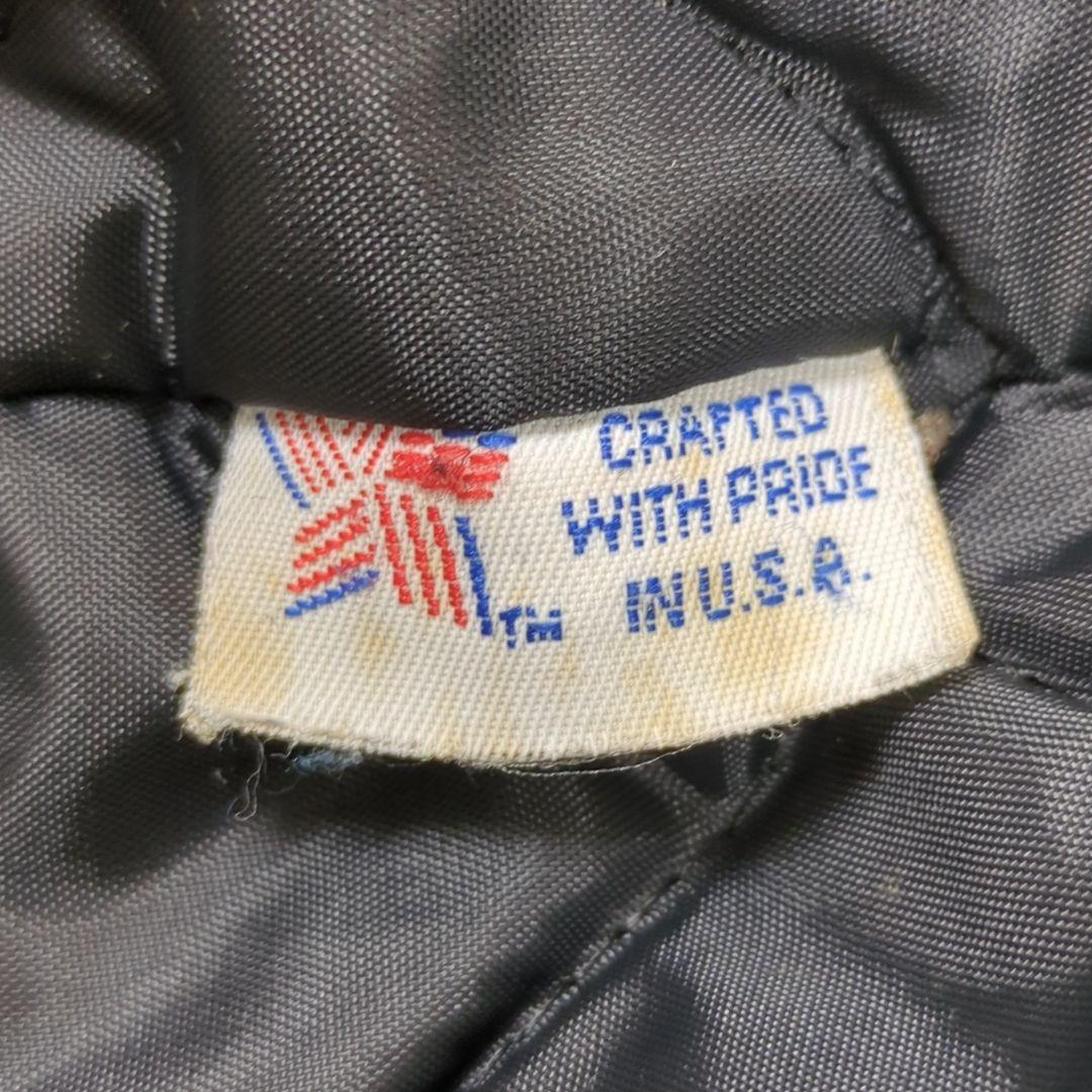 【希少 L】ショット　ピーコート　中綿キルティング　ダブル　U.S 740N　黒