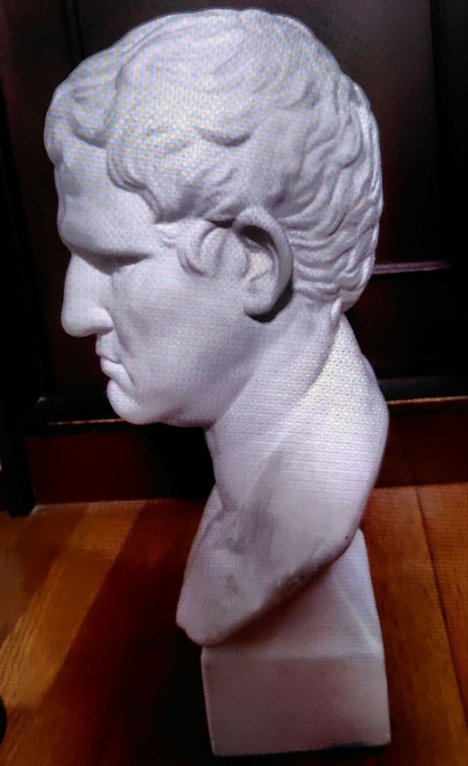 Ouuです！石膏像　アグリッパ　彫刻胸像