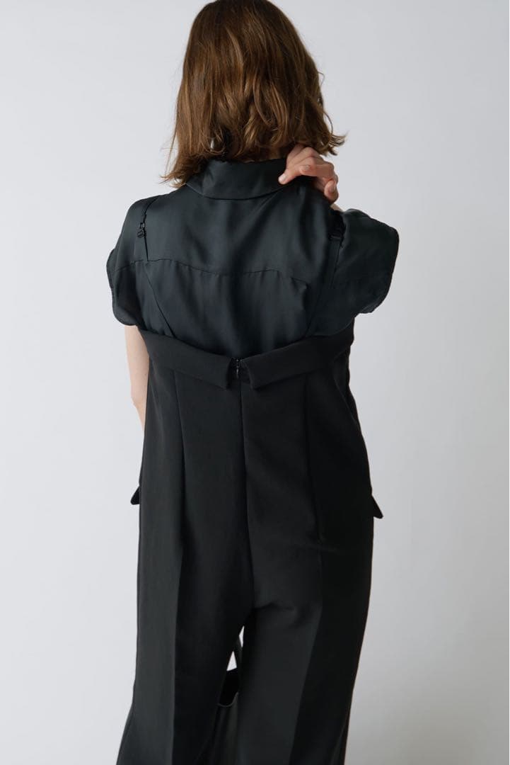 Drawing Numbersブラックオールインワン コンビネゾン