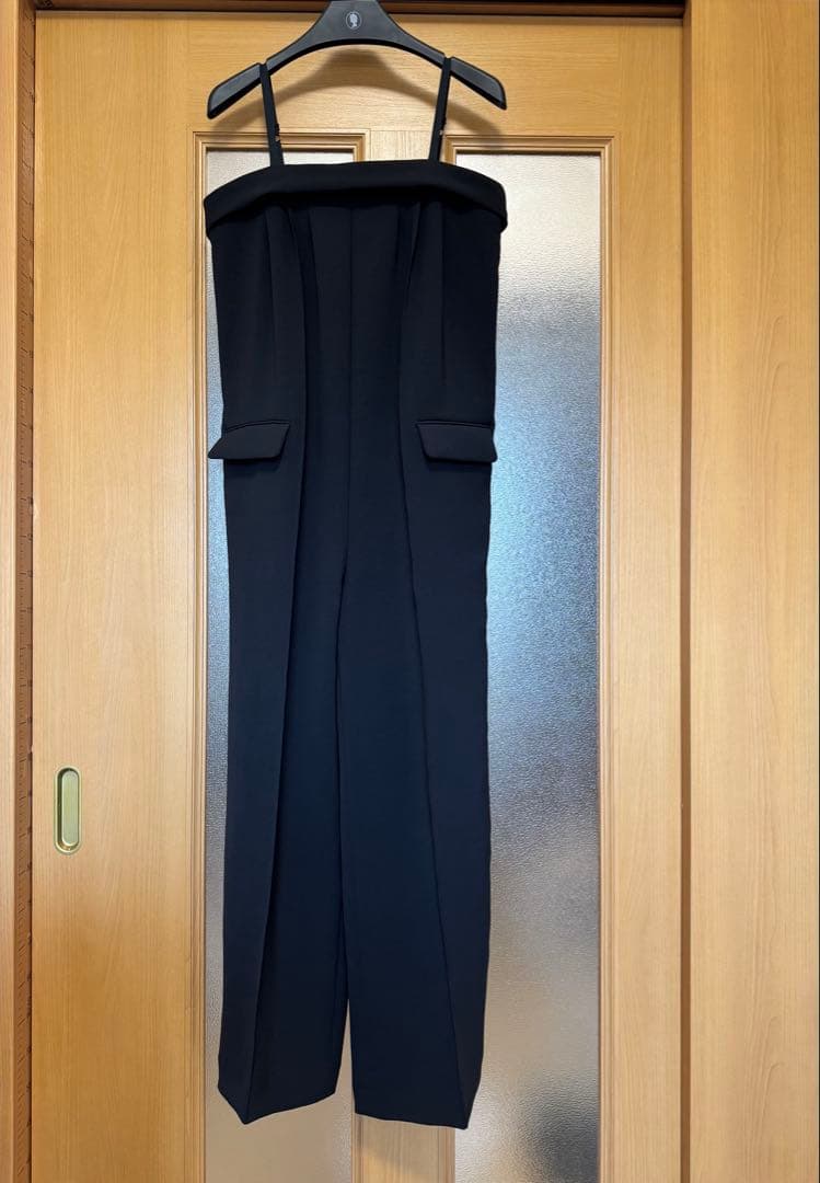 Drawing Numbersブラックオールインワン コンビネゾン