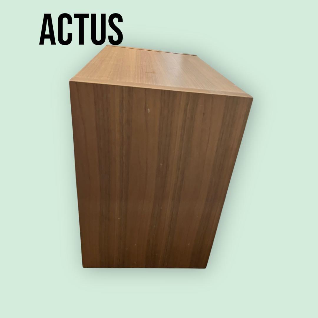 な*フ様 アクタス　actus サイドテーブル　ウォルナット材　突板