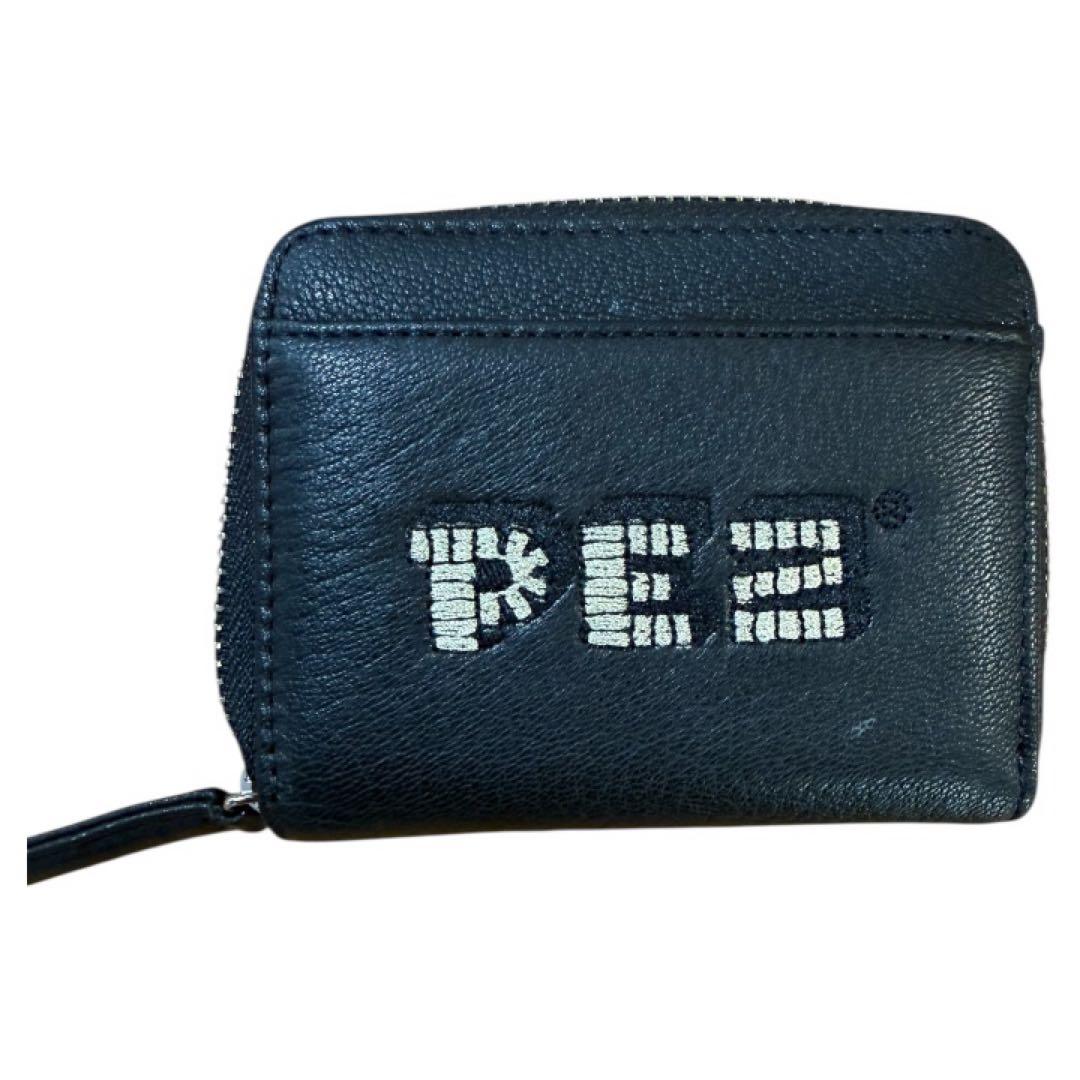 PEZ×ペルケ×ear コラボじゃばら折り財布　黒