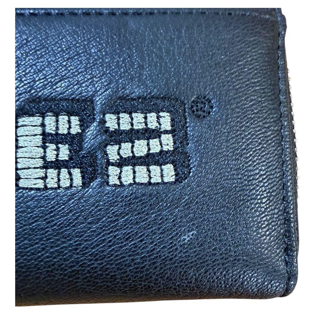 PEZ×ペルケ×ear コラボじゃばら折り財布　黒