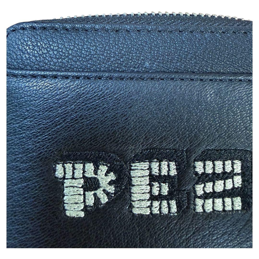 PEZ×ペルケ×ear コラボじゃばら折り財布　黒