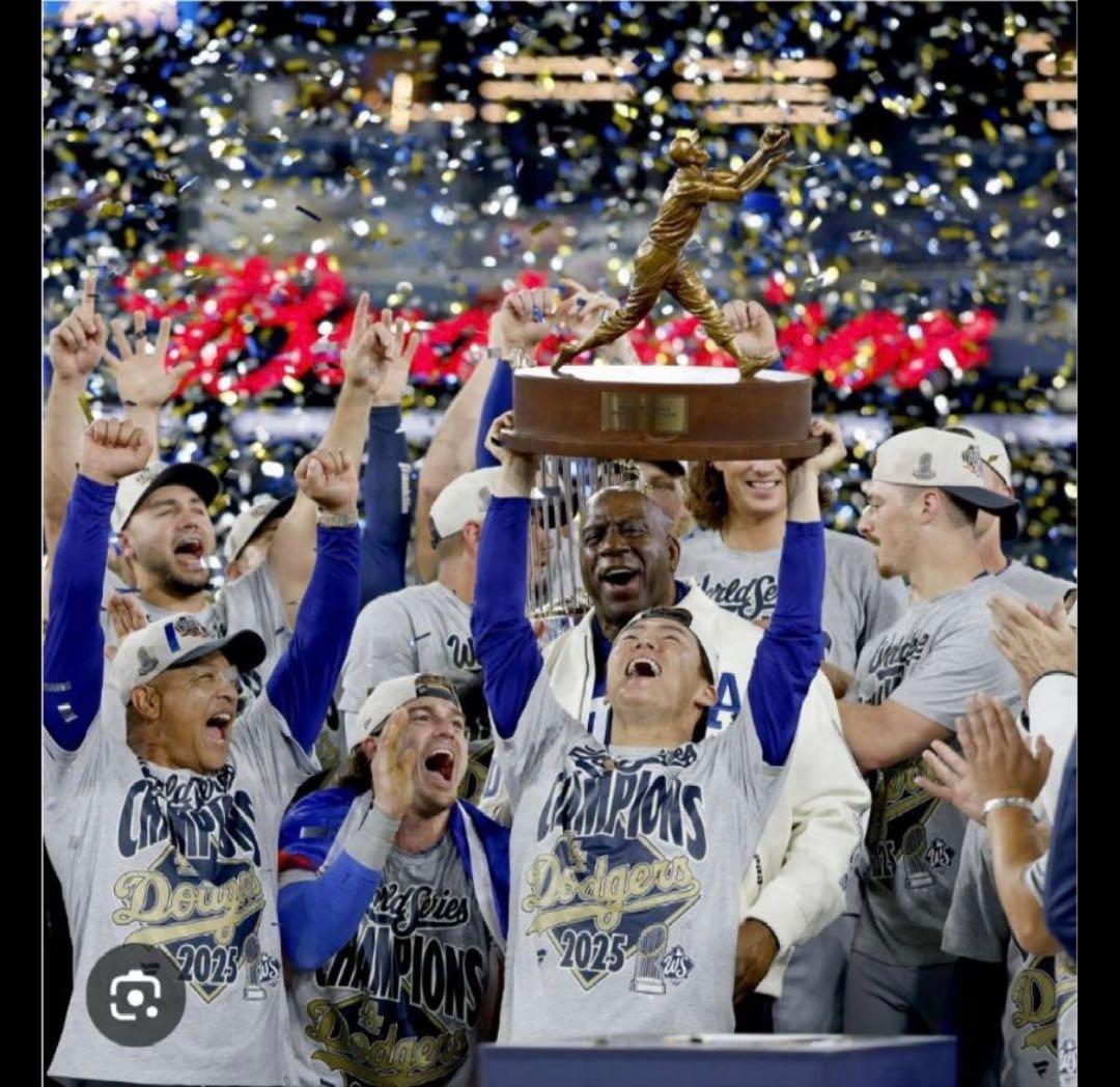 早い者勝ち!【正規品】2025ワールドシリーズチャンピオンTシャツ S