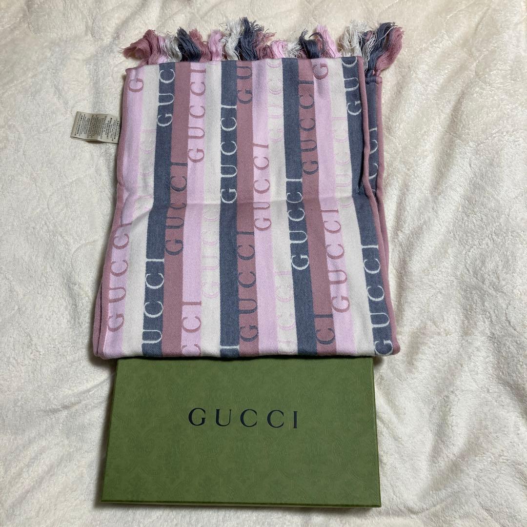 GUCCI ストライプ マフラー