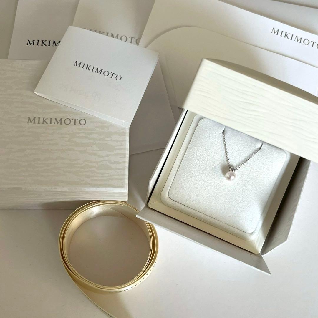MIKIMOTO ミキモト パール ネックレス ペンダント 現行品