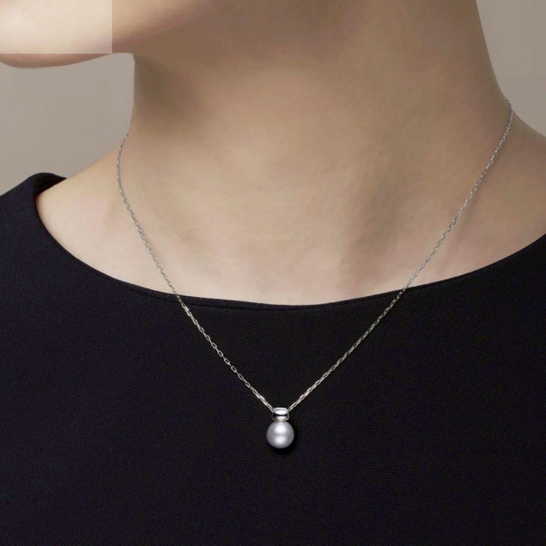 MIKIMOTO ミキモト パール ネックレス ペンダント 現行品