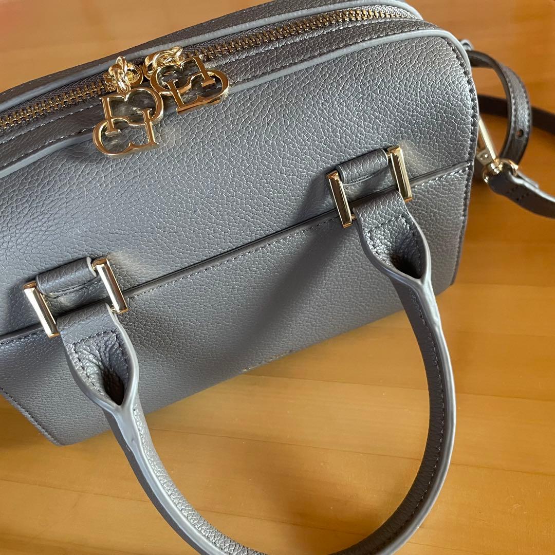 CELFORD セルフォードビジュースタッズ　ボストンバッグ　グレー　レディース