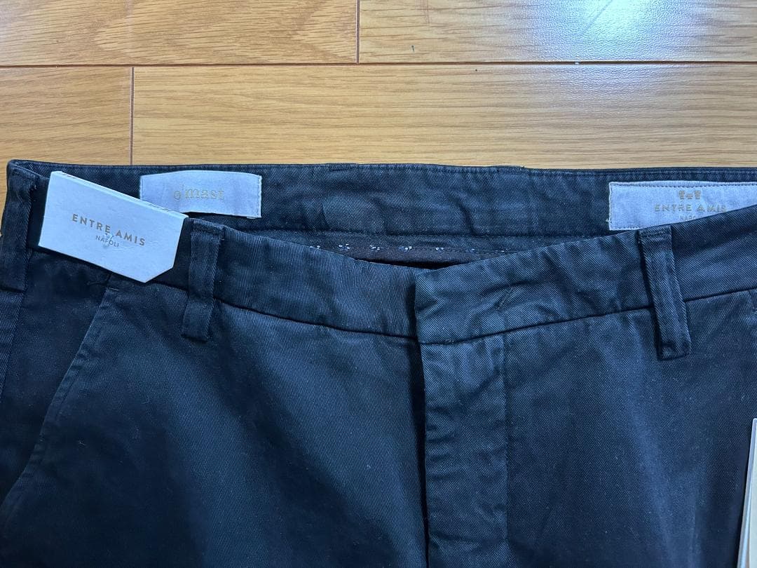 新品・未使用 アントレアミ entre amis アントレアミ チノパン 黒