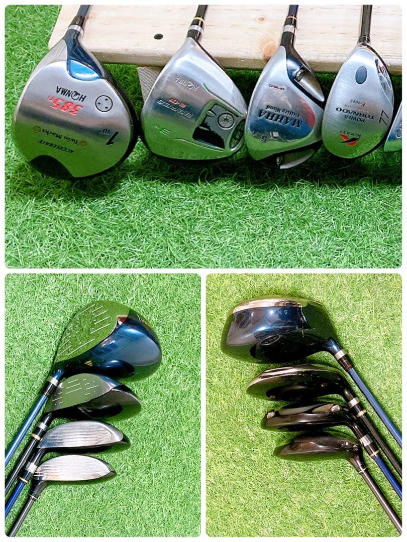 M2 ホンマ　初心者オススメ　ゴルフクラブセット　メンズ　15本 右利き