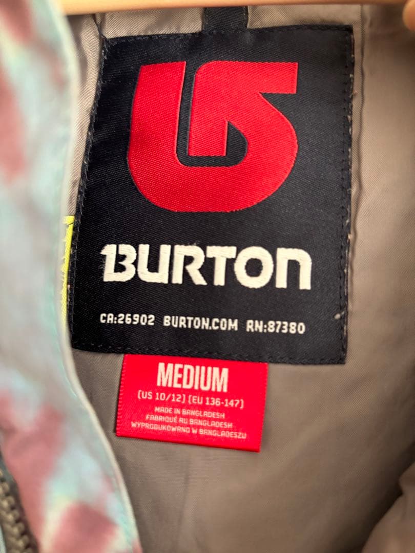 バートン　スノーボードウェア　キッズMサイズ(ジャケットのみ)