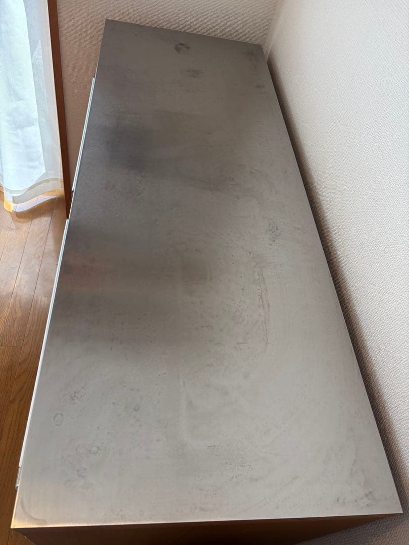 【送料込み】天然木 キッチンカウンター カップボード 120cm