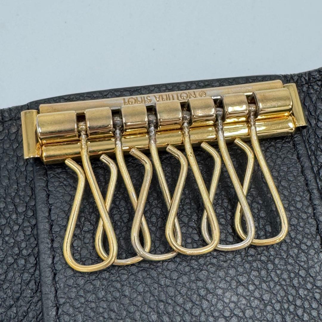 ルイヴィトン アンプラント ミュルティクレ レザー 6連キーケース ICチップ