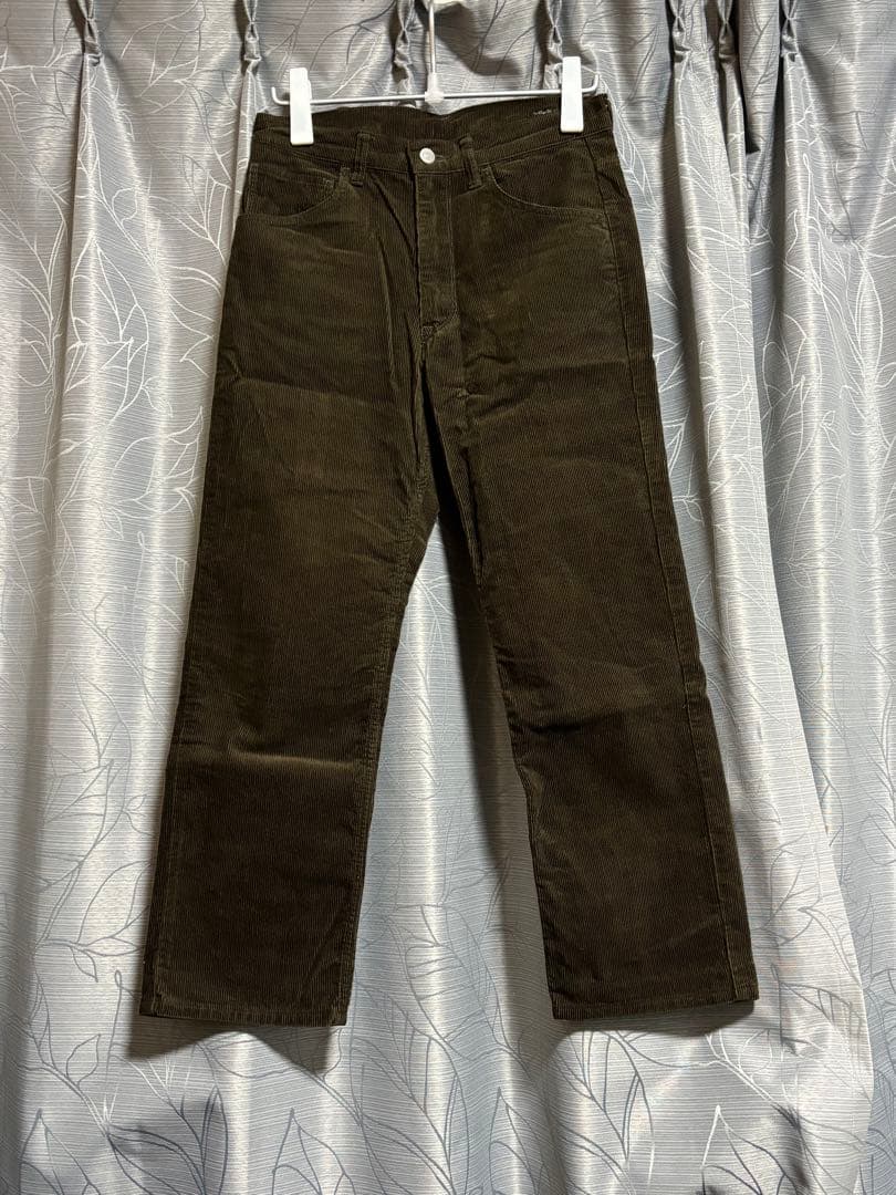 美品 23AW COMOLI コモリ コーデュロイ 5Pパンツ 茶 1 Y03