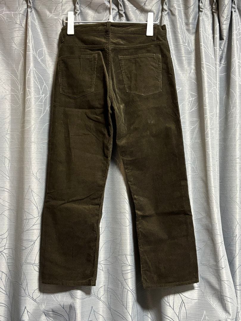美品 23AW COMOLI コモリ コーデュロイ 5Pパンツ 茶 1 Y03