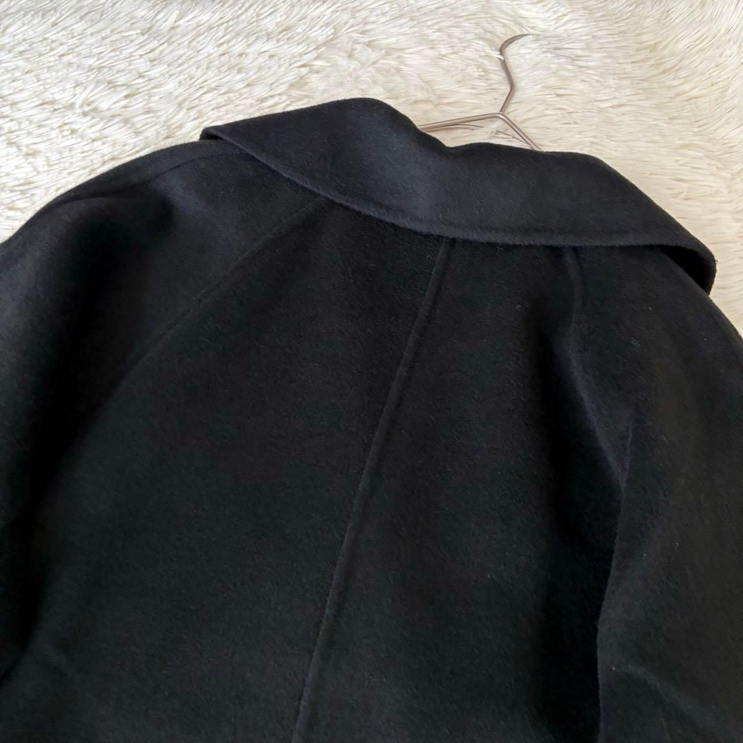 タグ付き✨PLST ウールブレンドリバーロングコート　ブラック