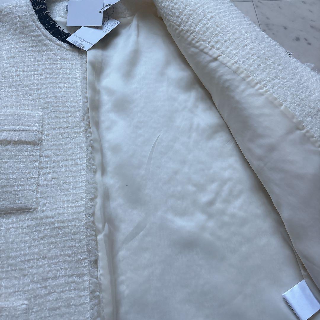 現行　セオリーリュクス ツイードジャケットCosetteNadieJacket