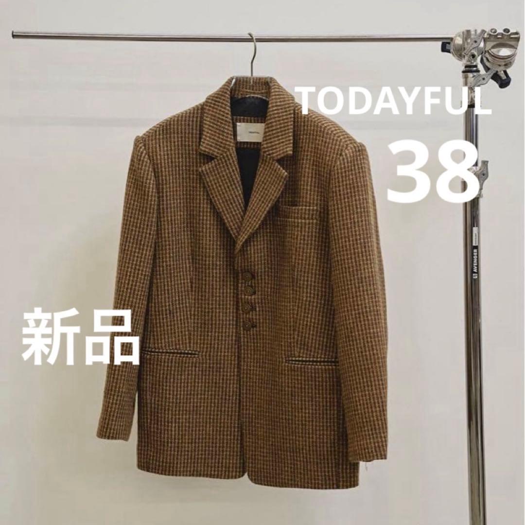 TODAYFUL ★ Wool100% Check Jacket 38
