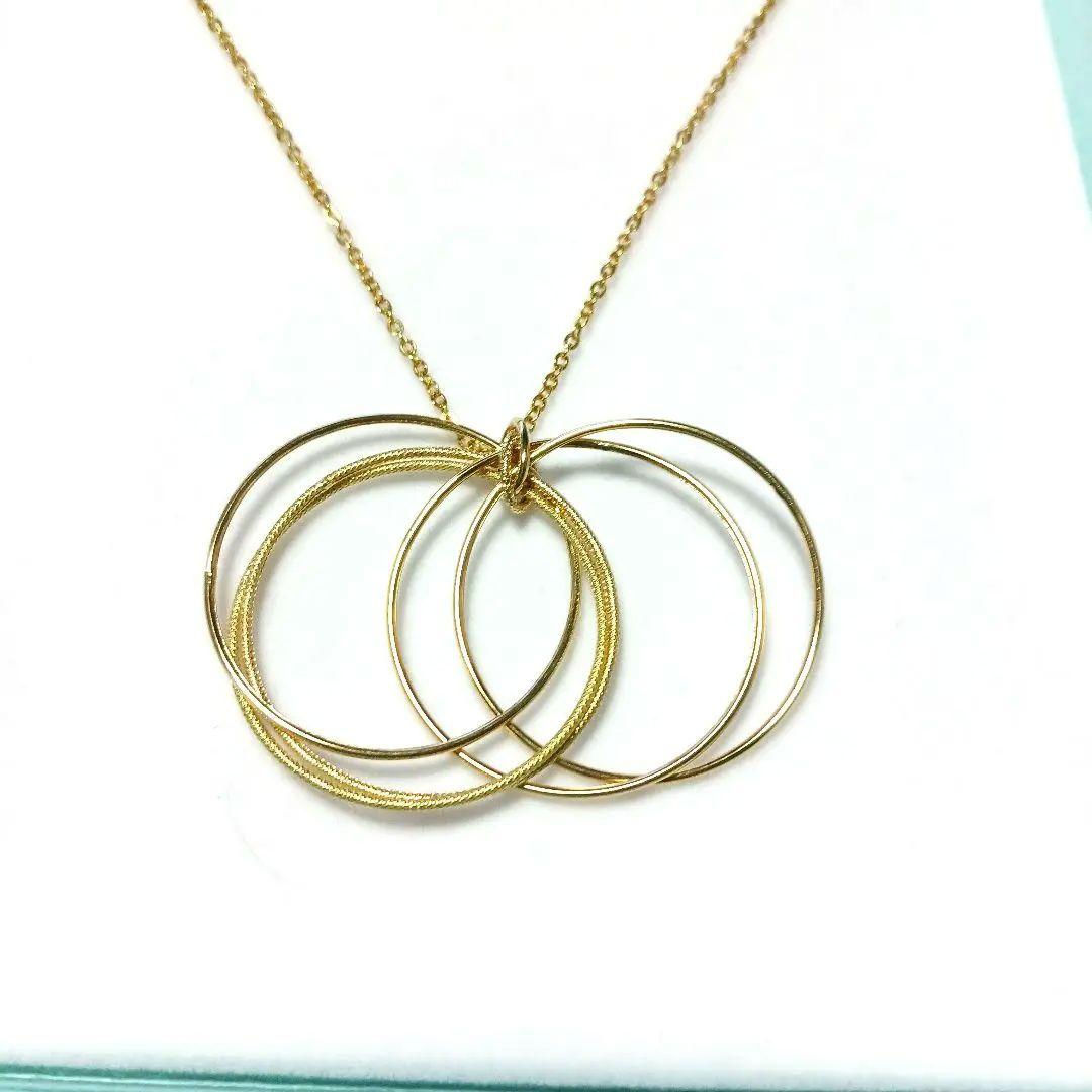 K18金ペンダントトップ、サイズ大きな3.５ミリ！